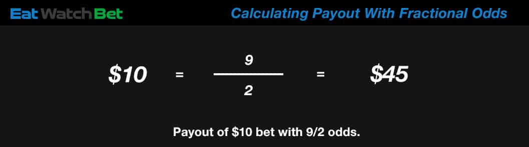 calculating payout with fractional betting odds