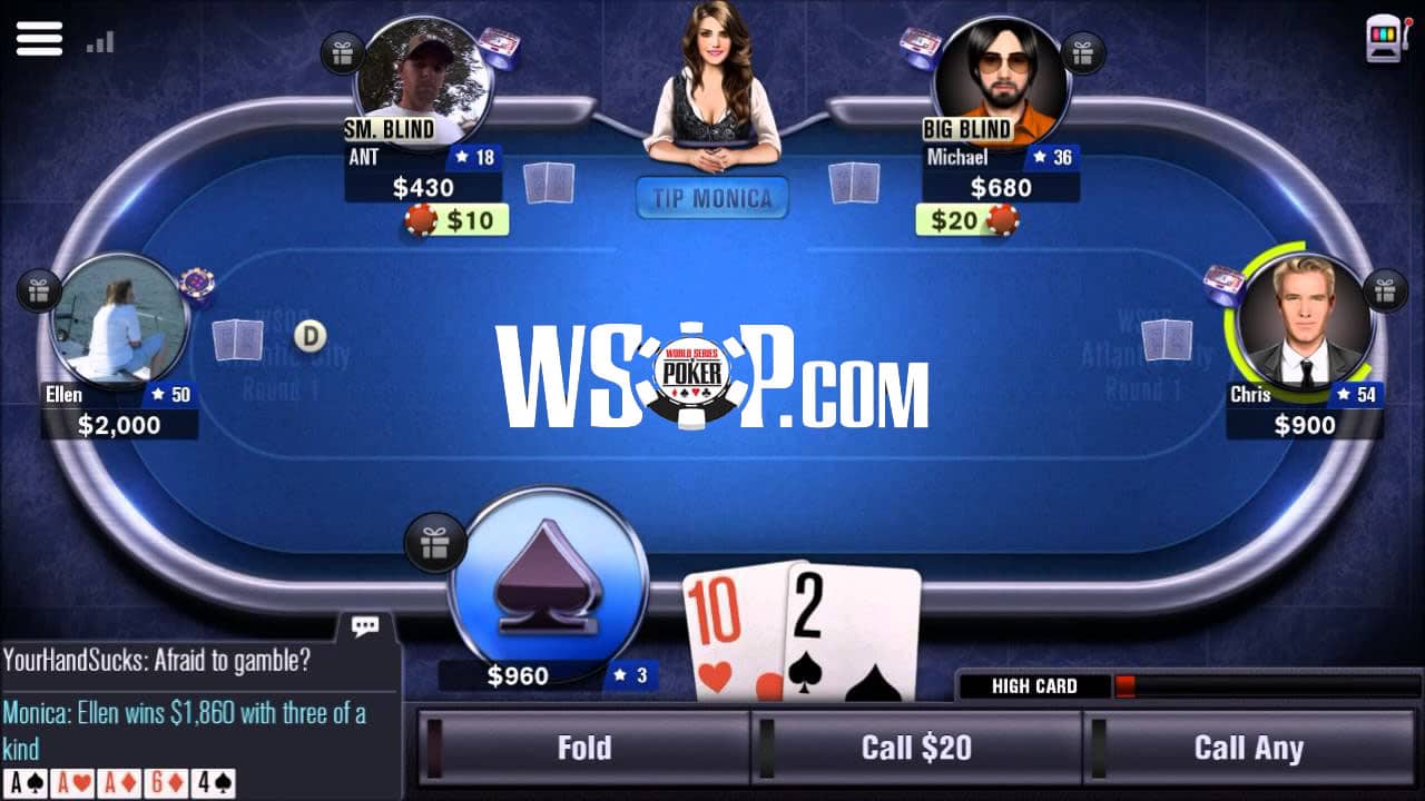 WSOP Nevada App Overview