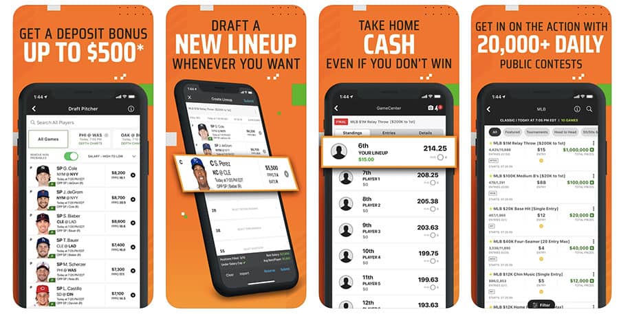 Using the App for DFS 