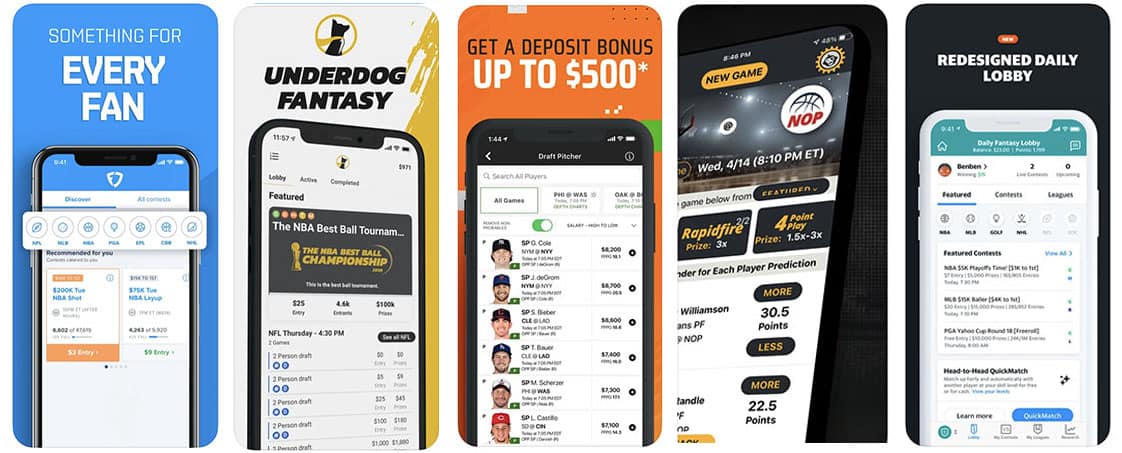 rankings best daily fantasy apps for 2021