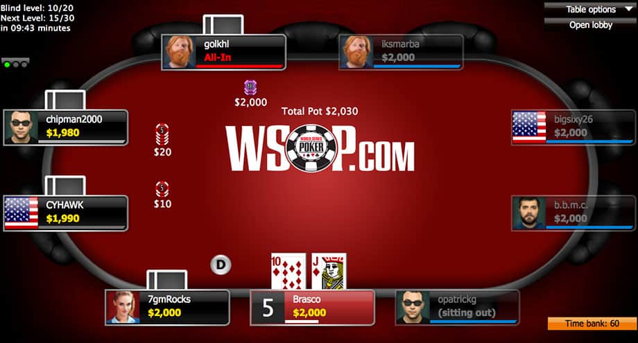 WSOP App and Website Features Overview