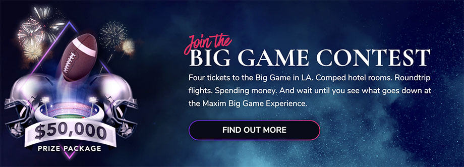 MaximBet Super Bowl Promotion for 2021-2022 NFL Season