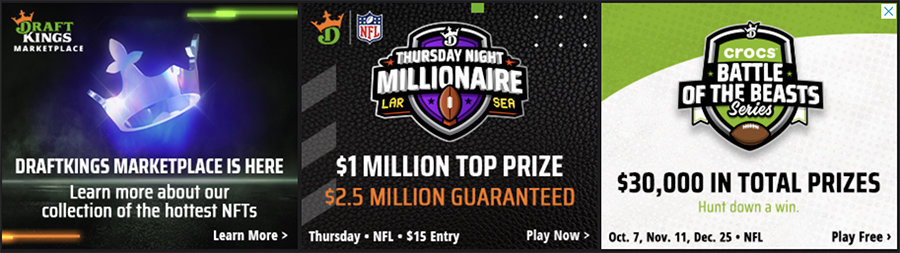 new DraftKings promotions for October