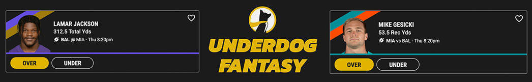 underdog fantasy bonus offer for nfl week 12