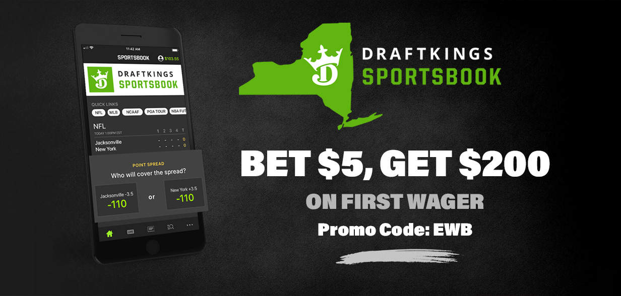 DraftKings Bonus Offer for New York Launch: Bet $5, Get $280 in Free Bets