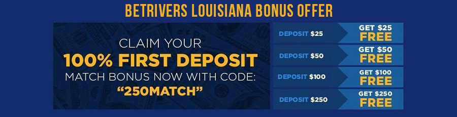 BetRivers Deposit Bonus for LA Launch