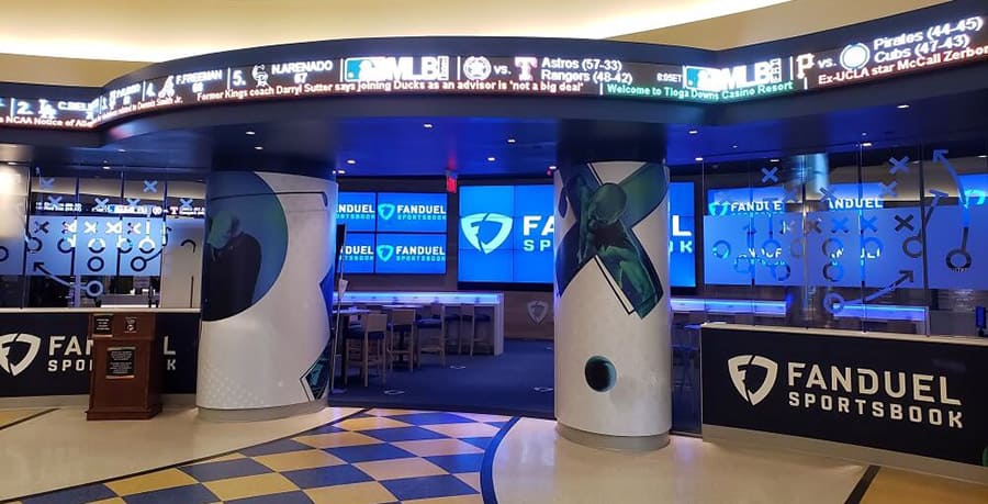 FanDuel Sportsbook in New York at Tioga Downs