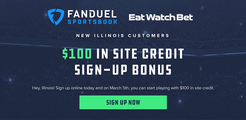 FanDuel Announces Pre-Registration Bonus Offer Ahead of Illinois Mobile Registration