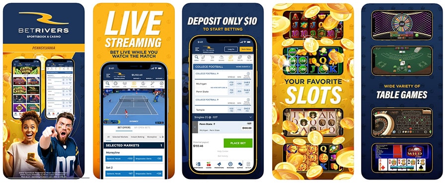 BetRivers Sportsbook and Casino Apps