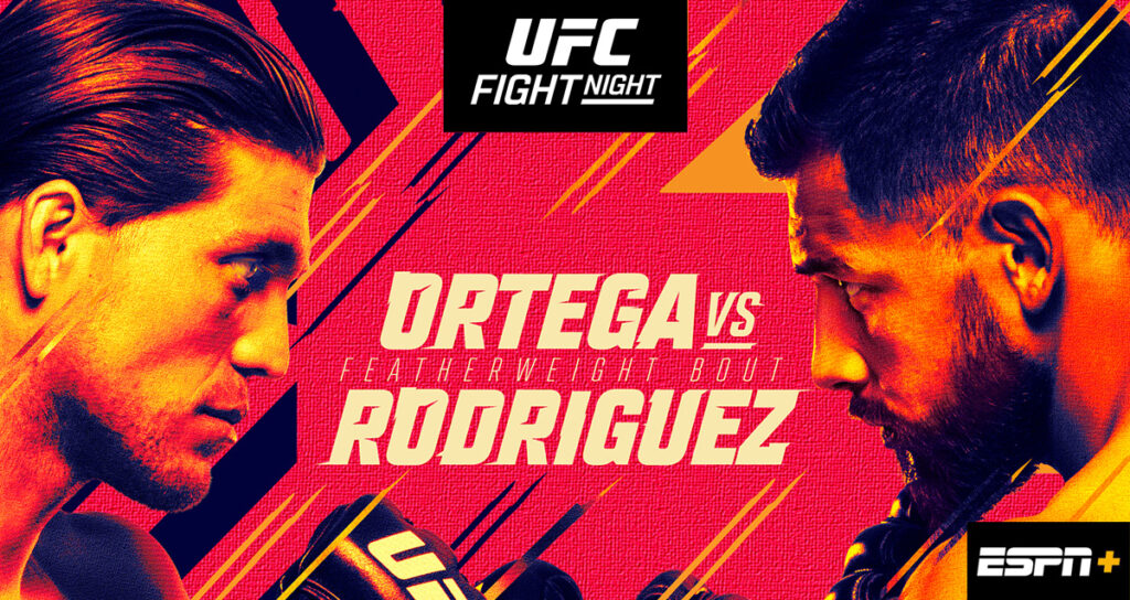 UFC Fight Night Ortega vs Rodriguez Odds and Picks