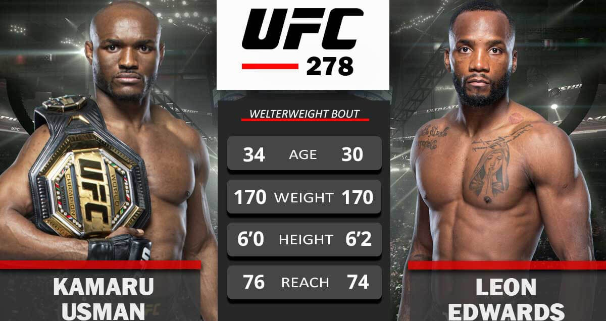 3 Best Bets for UFC 278: Usman vs. Edwards 2