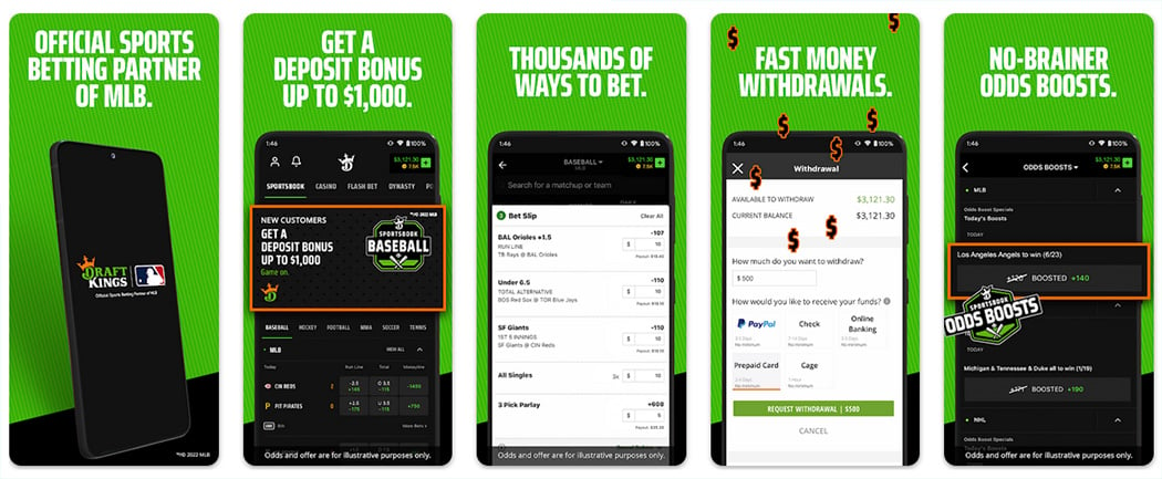 DraftKings App Features and Rating