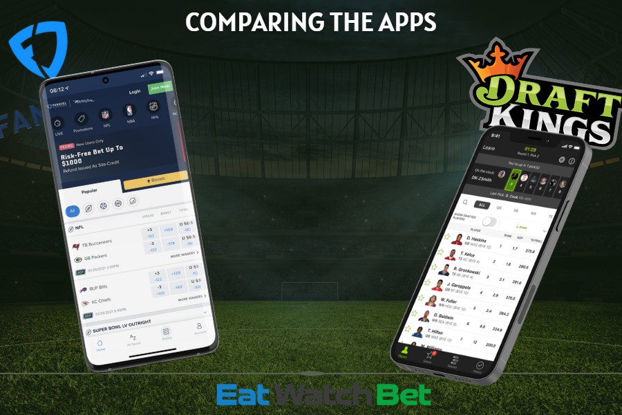 Comparing DraftKings and FanDuel Apps