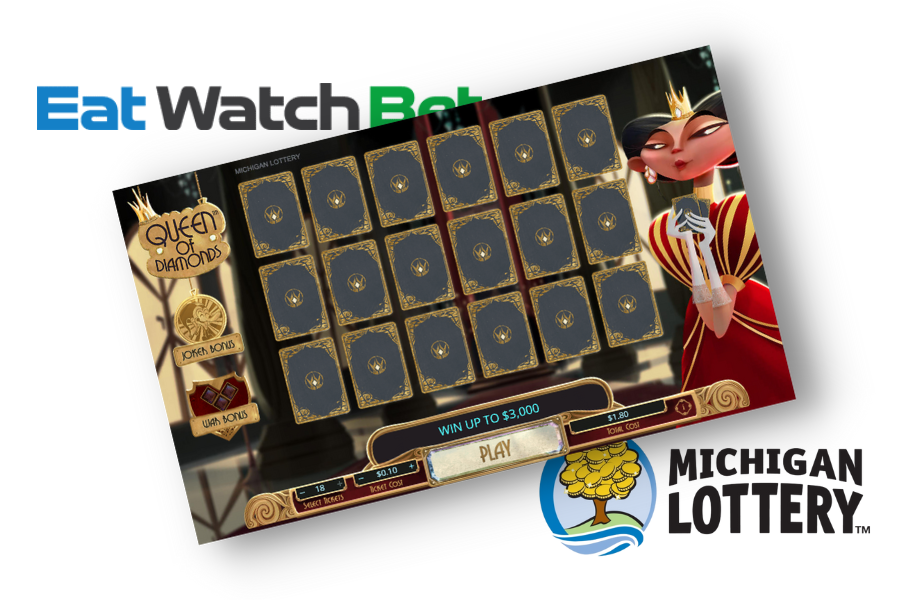 Queen of Diamonds Michigan Lottery Game
