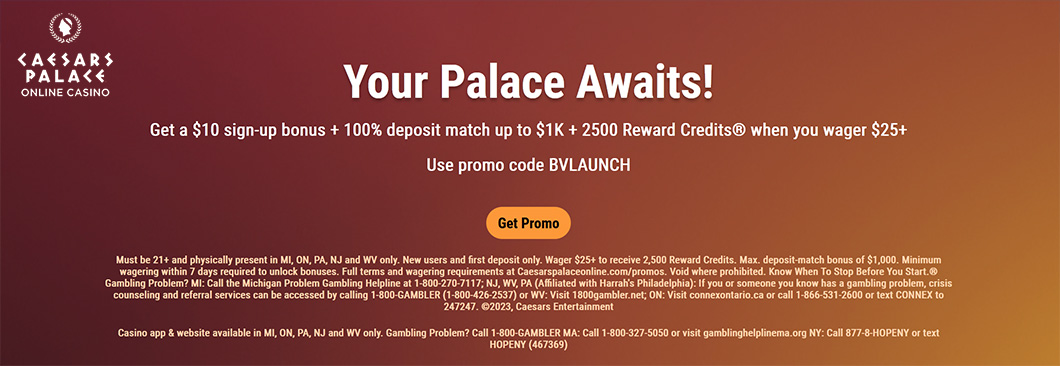 Caesars Palace Online Casino Bonus Offer