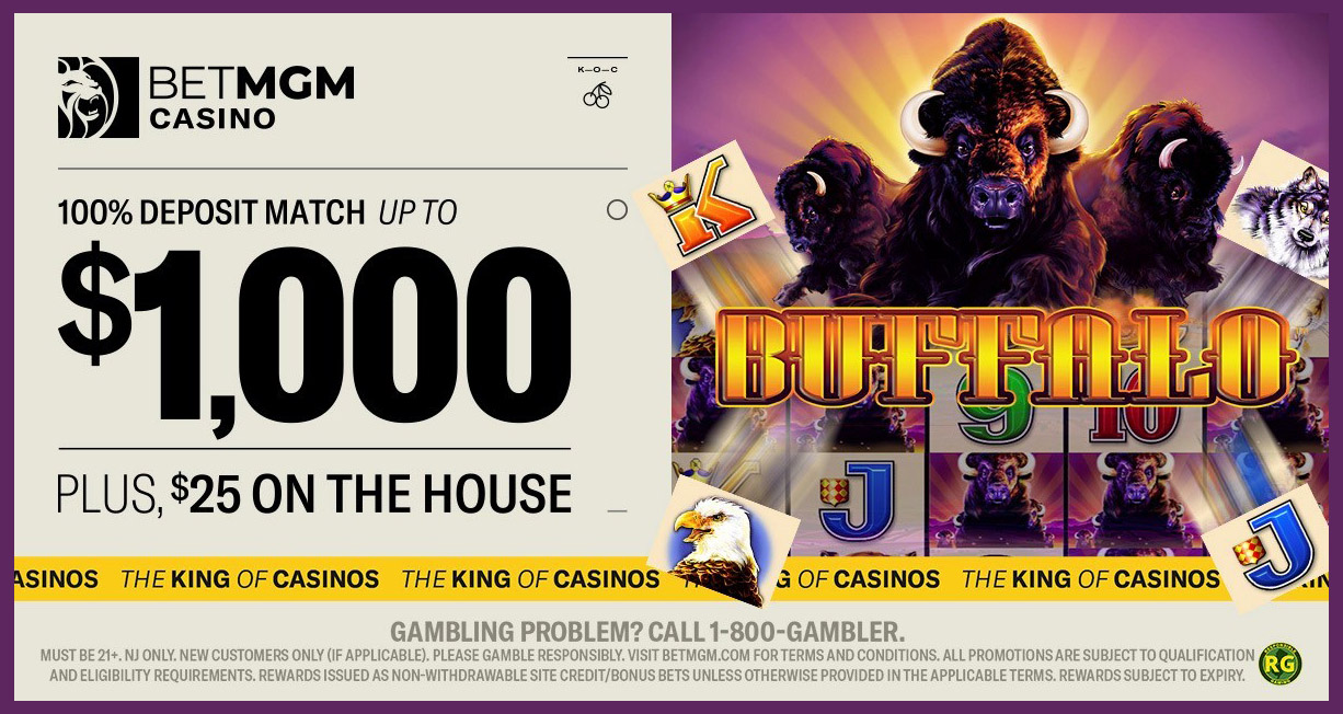 Buffalo Slots on BetMGM and Borgata