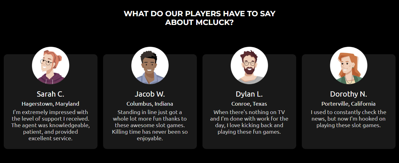 McLuck Player Reviews