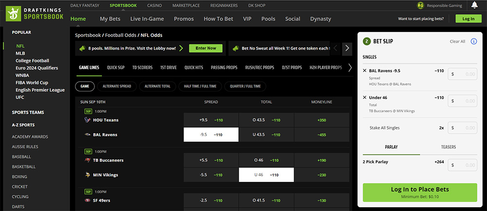 Tips for Using DraftKings Sportsbook