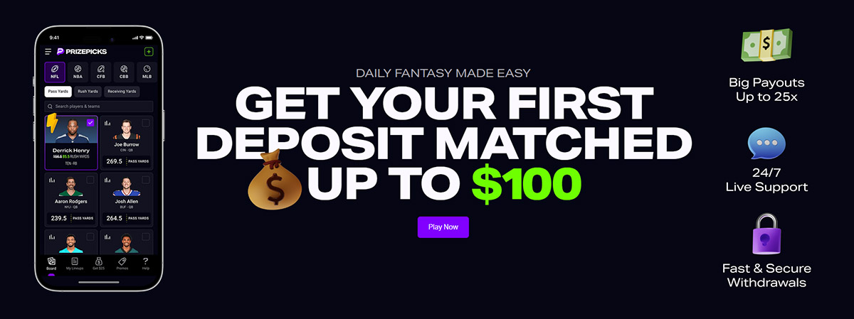 PrizePicks Deposit Bonus Offer