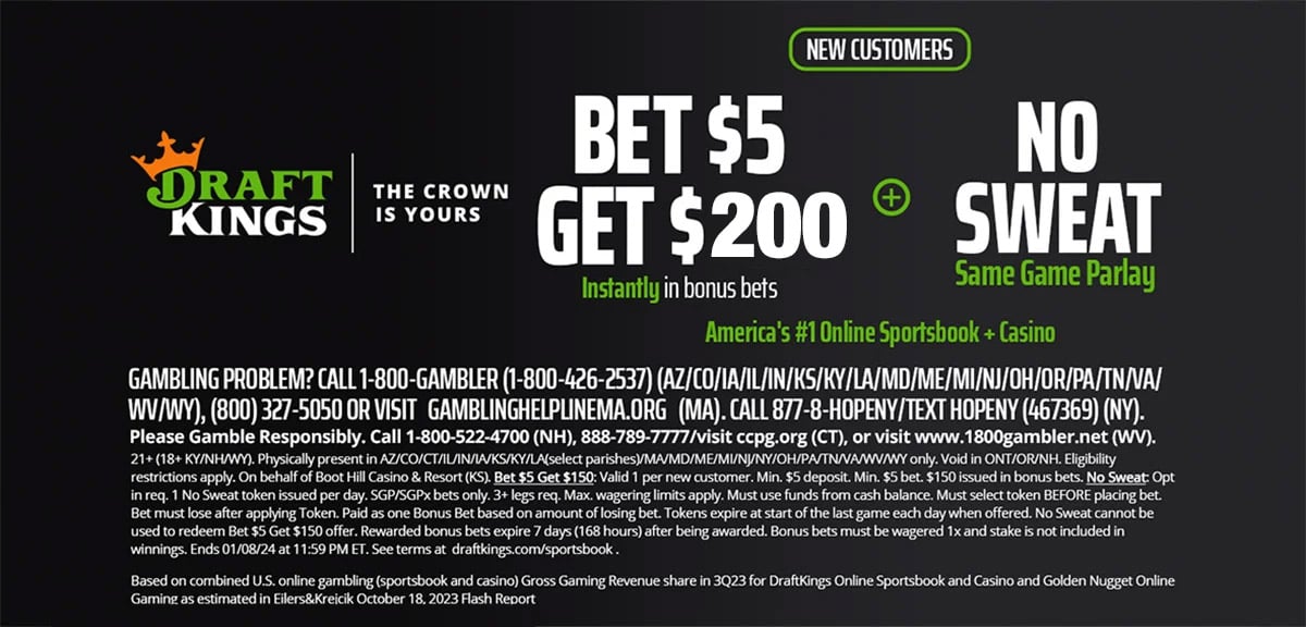 DraftKings Promo Code - Get $200 In Bonus Bets (January)