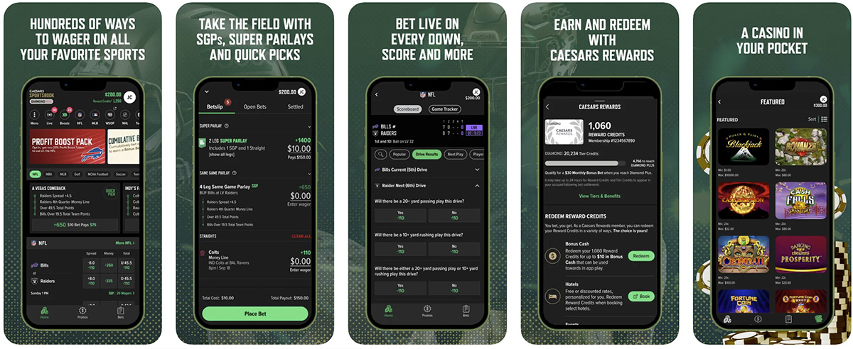 Caesars Sportsbook Mobile App Review