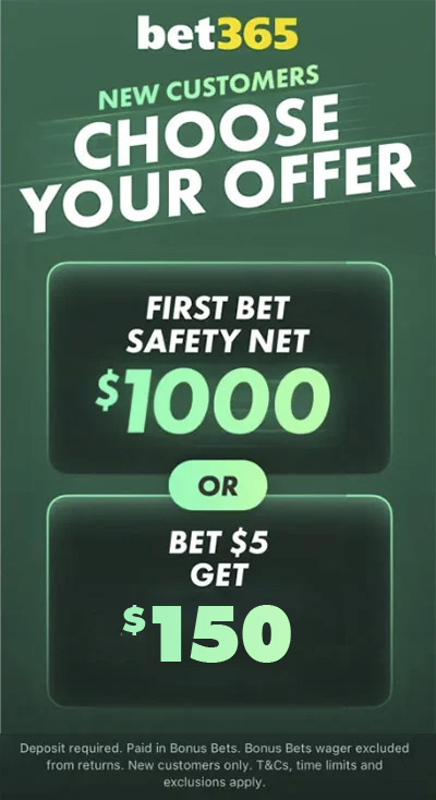 Bet365 2025 Sportsbook Promo