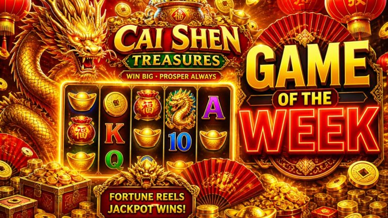 Cai Shen Treasures game of the week sweepstakes casino