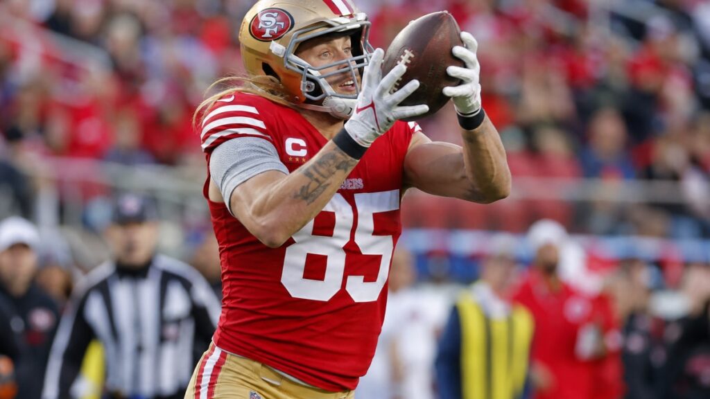 George Kittle in action for the San Francisco 49ers